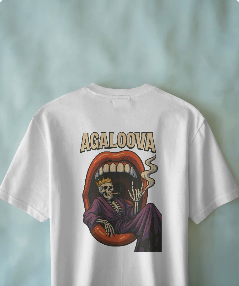 Agaloova Skeleton Tee — White Edition